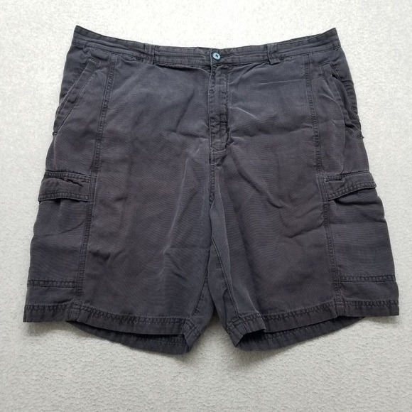 Tommy Bahama Shorts Mens 40‎ Black Cargo Pockets Casual Relax Outdoor - Picture 1 of 14